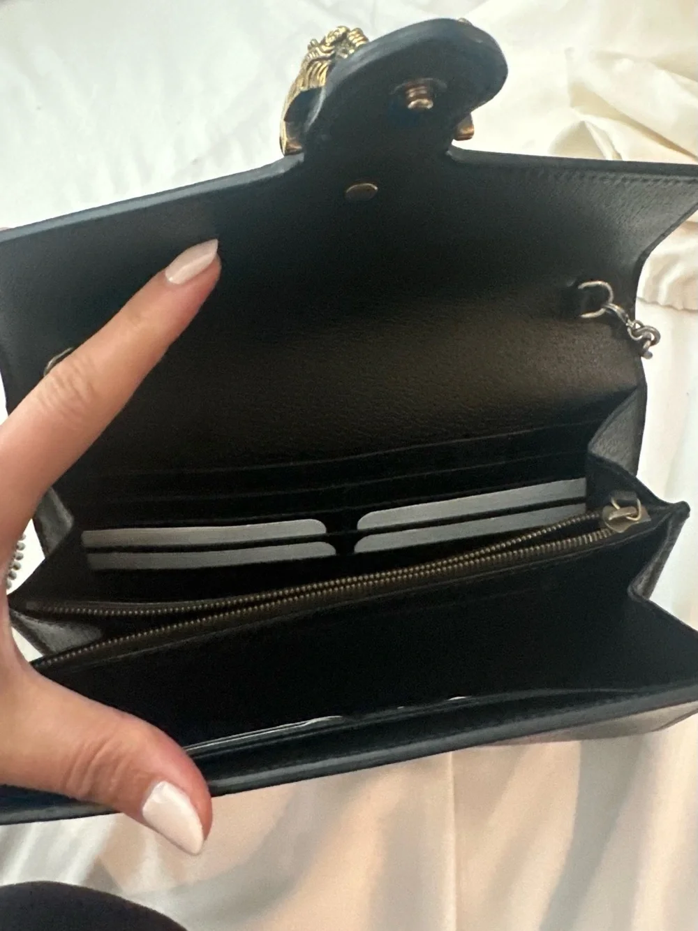 Gucci Black Mini Bag with Green and Red Web Stripe - Picture 3 of 4